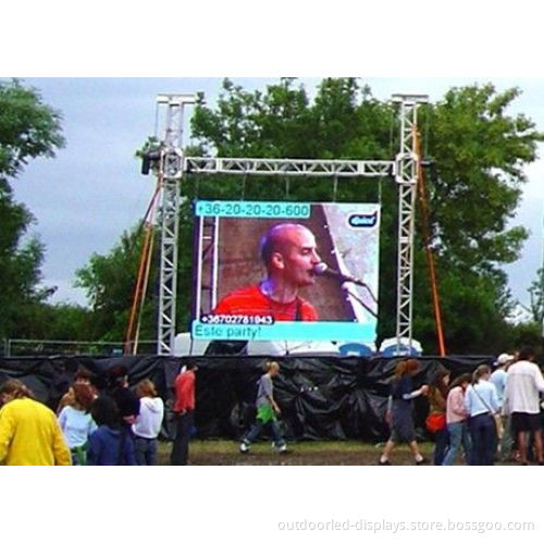 Waterproof Outdoor Rental Led Display Screen Dip P8 For Sports , 256*128mm Module
